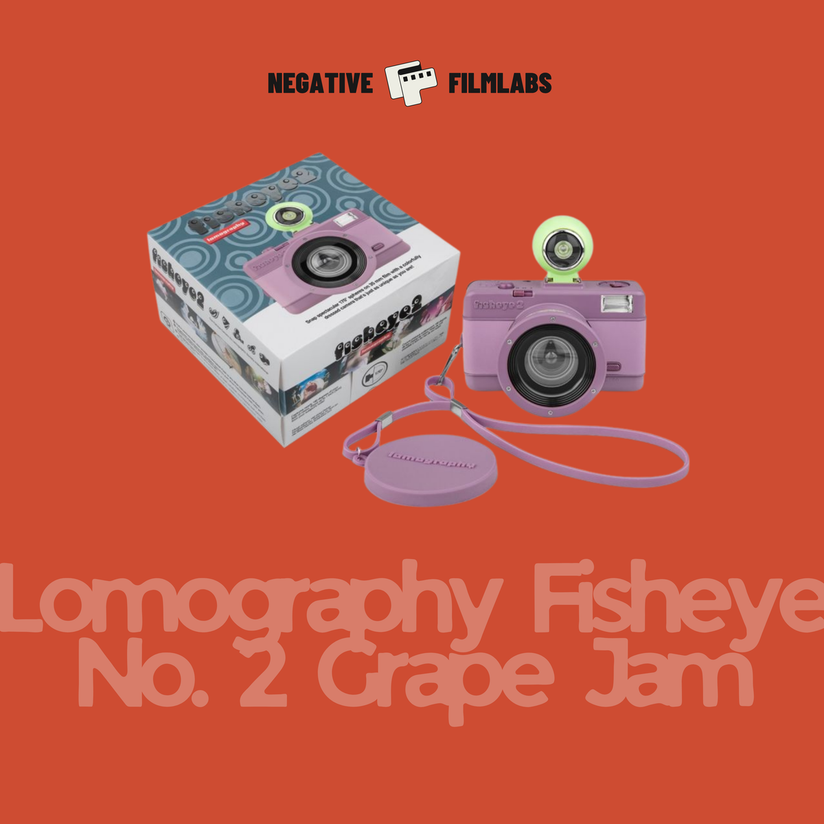 Lomography Fisheye No. 2 Papaya Pop / Grape Jam